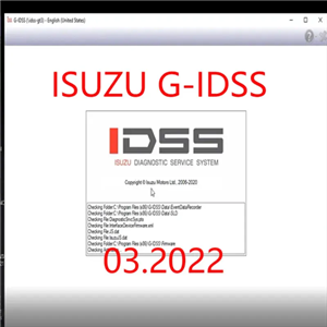 ISUZU G-IDSS 2022.03 ISUZU Diagnostic Software With One Time Installation and Activation