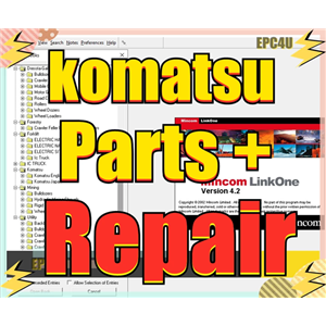 Komatsu LinkOne Japan + EU + US 04.2020 FULL Offline + KOMATSU CSS repair manual 2018