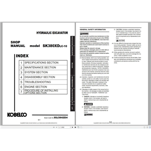 Kobelco 6.17 GB PDF DVD4 Updated 2021 Heavy Machinery Service Manual Shop Manual