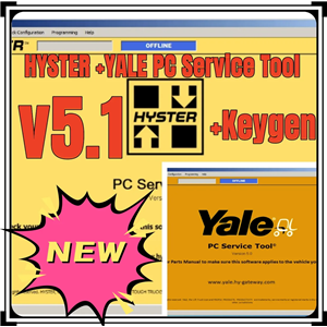 2023 NEW Hyster and Yale PC Service Tool V5.1 Diagnostic and Programming Software