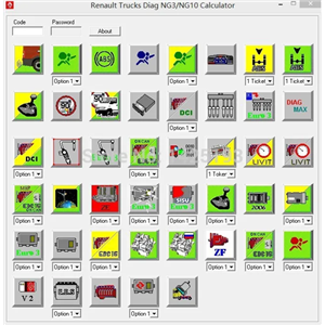RENAULT TRUCKS DIAG NG3/NG10 CALCULATOR
