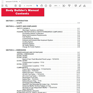 Kenworth vehicles Electronic parts catalogue