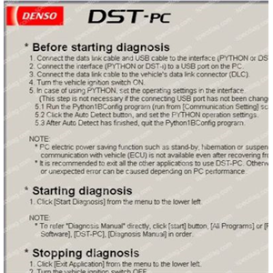 For Denso DST-PC 10.0.1 [2019]+USB Dongle