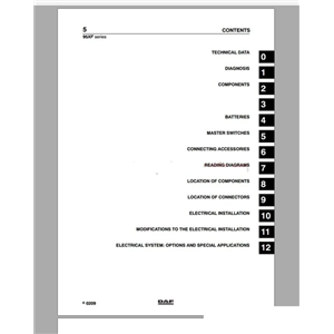 DAF Full Set Shop Manual