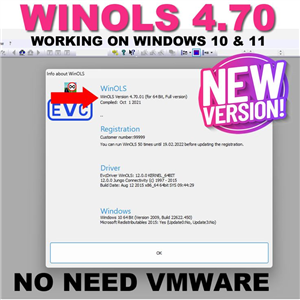 2022 HOT sale WinOLS 4.7 With Plugins vmwar + Damos + ECU Remapping lessons