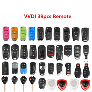 Xhorse XKRSB1EN Universal Remote Keys Shell English Version 39 Pieces One Set For VVDI2 VVDI Mini Key Tool