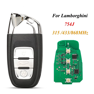 Keyless Go 754J 3 Buttons Full Smart Remote Car Key for Lamborghini 315433868Mhz 29A1 Chip