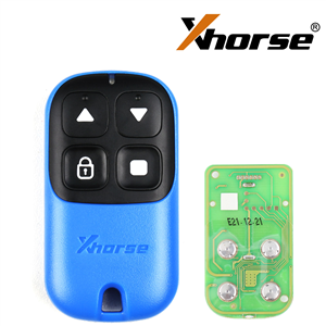 Xhorse XKXH04EN Garage Remote Key 4 Buttons Blue 5pcs/lot