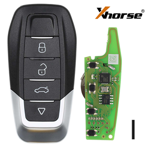 2023 XHORSE XKFEF2EN FA.LL Type Wired Folding Key 4 Buttons Bright Red Universal Remote Key 5pcs/lot