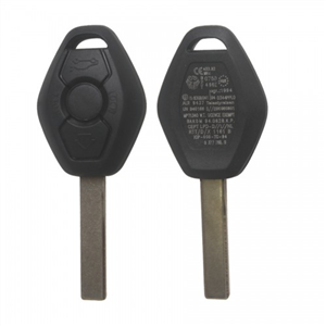 Key Shell 3 Button 2 Track (Back Side with the Words 433.92MHZ) For Bmw 5pcs/lot