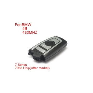 Remote Key 4 Buttons 433mhz 7953 Chips Silver Side for BMW CAS4 F Platform 7 Series