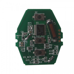 YH Key PCB CAS2 for 03-06 BMW 3/5 Series (without Key Shell) 315/433/868MHZ