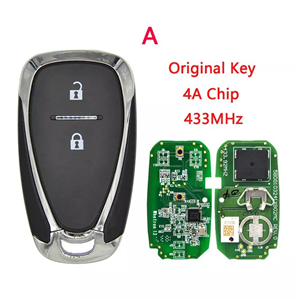 CN014086 Original 2/3 Button Smart Card Remote Control For Chevrolet Tracker Orlando JM Trax Key 433.92 MHz 4A PCF7938X Chip