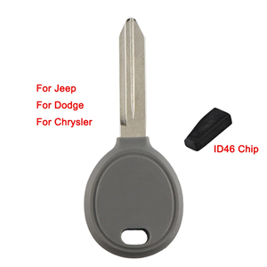 Car Key Case For Jeep Wrangler 1998-2006 For Chrysler 300 Pacifica For Dodge Magnum Caravan Dakota Transponder ID46 Chip