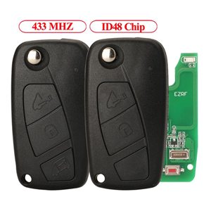 433MHZ ID48 2/3 Buttons Remote Car Key Alarm For Fiat Ducato Iveco Peugeot Boxer Citroen Relay 2006 2007 2008 SIP22