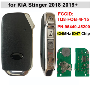 CN051153 Smart Remote Key Fob for Kia Stinger KIA K900 2018 2019 2020 Keyless go 434Mhz ID47 chip PN:95440 J5000 J5200 J6000