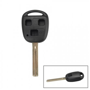 Remote Key Shell 3 Button without Logo TOY48(Long) For Lexus 5pcs/lot