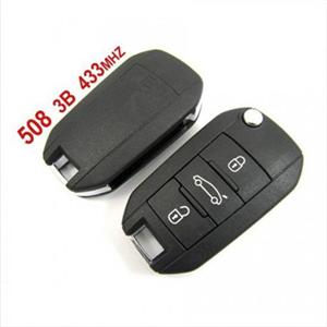Remote 3 Button 433mhz for Peugeot 508