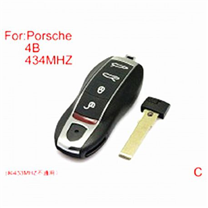 Remote Key 4 Buttons 434MHZ For Porsche Cayenne After Market