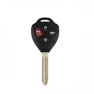 Remote Key Shell 4 Button (With Red Dot Have Concave Position With Sticker) for Toyota 5pcs/lot