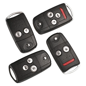 2/3/4 Buttons Flip Car Remote Key Shell Fob Fit for Honda Acura Civic Accord Jazz CRV HRV Key Case Housing Replacement