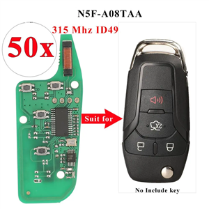 Car Remote Key Circuit Board Plate Fit For Ford F150-F550 Fusion Explorer N5F-A08TAA ID49 Chip 315 Mhz 2013-2017