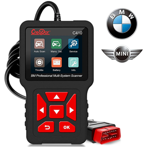 Professional OBD2 Scanner Code Reader for BMW ,Mini Cooper, Creator C410 Scan Tool Multi-Systems Diagnostic Scan Tool with ABS