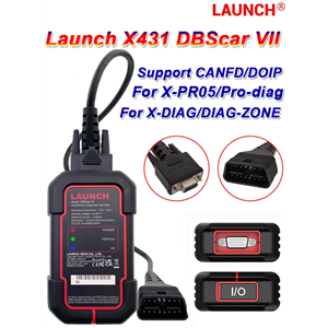 Launch X431 DBScar VII 7 Bluetooth Connector DBSCAR Scanner Support CANFD DOIP Protocols for X-DIAG/DIAG-ZONE/XPR05/Prodiag Tool