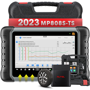 2023 Autel MaxiPRO MP808S-TS TPMS Bidirectional Tool with TPMS Relearn Rest Programming, OE ECU Coding, Active Test, 31 Service, Full System Diagnose