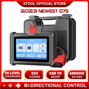 XTOOL D7S OBD2 Automotive All System Diagnostic Tool ECU Coding Key Programmer Auto Vin with 36+ Reset Functions Active Test