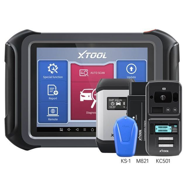 Xtool X100 Max X100 PAD IMMO Key Programmer Plus KS01 M821 With ECU Coding Diagnosis Active Test 42+ Reset Function
