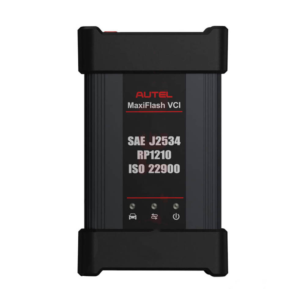 Autel MaxiFlash VCI J2534 ECU Programmer Support CAN FD/DoIP, 4 CAN Channels And D-PDU Use With IM608 PRO II, MS909, Ultra Lite, MS909EV Scan