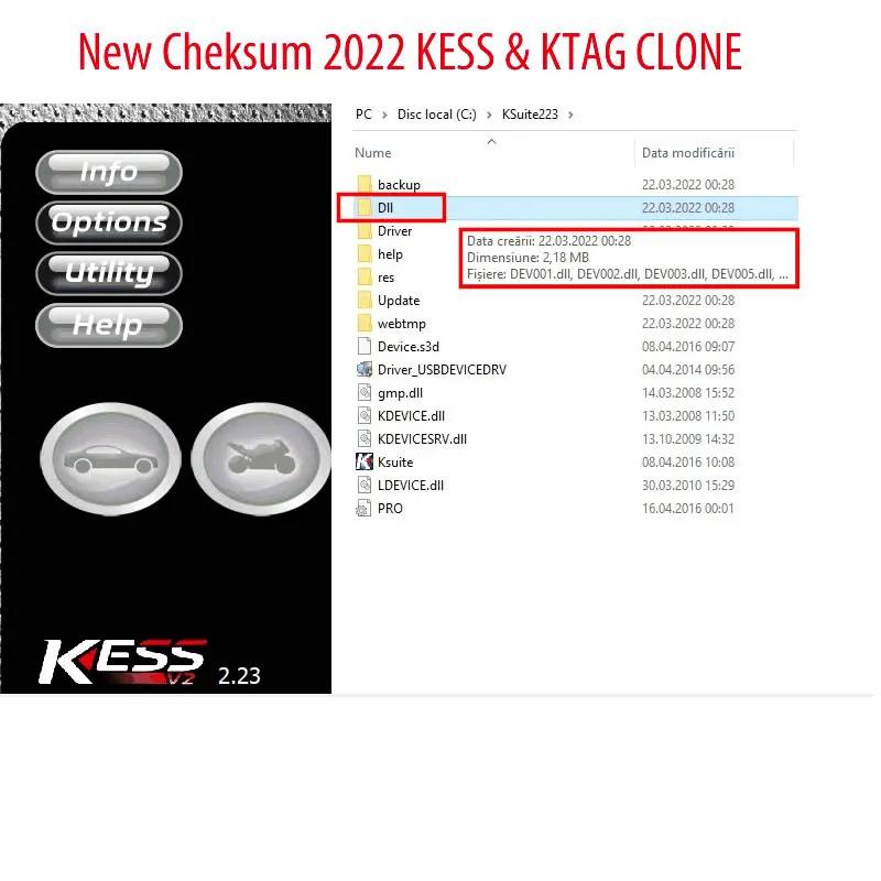 New Checksum 2022 KESS & KTAG CLONE + Ksuite V2.80 Software for Kess V5.017 ECU Programmer ECU Chip Tuning Tool