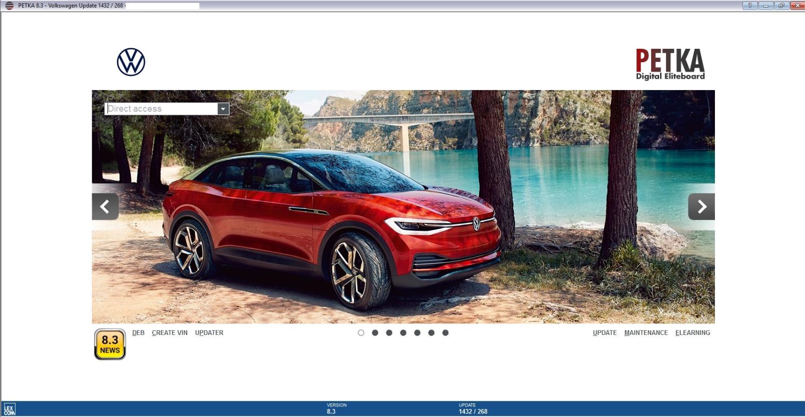 2023 PETKA 8.3 Spare Parts Lookup Software For Audi, Porsche, VW