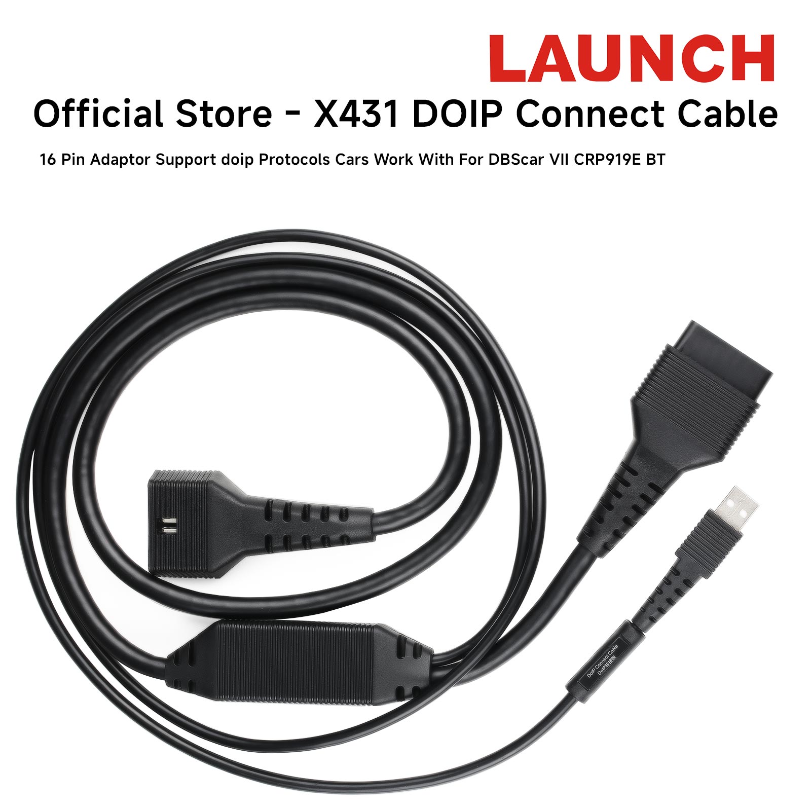 LAUNCH DOIP Adapter Cable for Devices with CAR VII Bluetooth Connectors