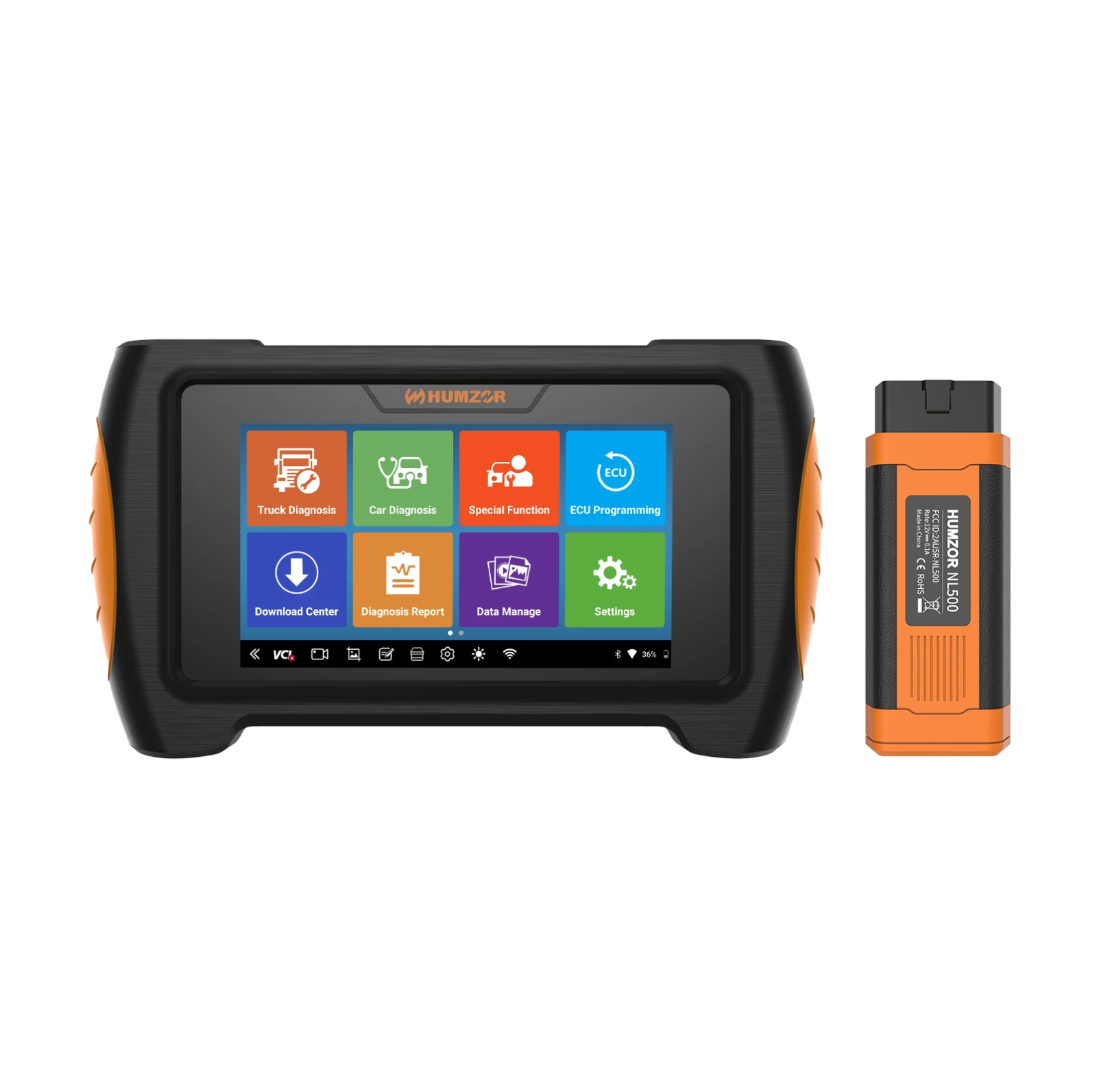 Humzor NP816 Obd2 Scanner All System 17+ Reset Function Truck Scanner Heavy Duty Diagnostic Tool