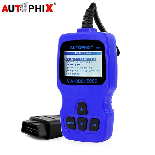 Autophix V007 OBD2 Scanner Diagnostic Tool Car All System EPB Oil Reset ABS SRS Code Reader Fit For VAG For VW For Audi For seat