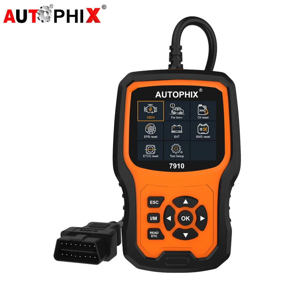 Autophix 7910 for BMW MINI OBD2 Scanner Oil Battery EPB SAS Airbag TPMS Reset OBDII Scanner All System Car Diagnostic Tools