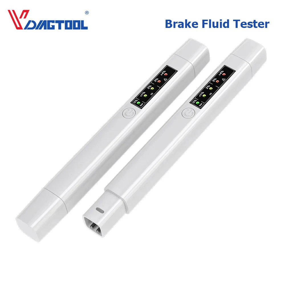 Universal Brake Fluid Tester With 5 LED Indicator Accurate Liquid Detector for DOT3/DOT4/DOT5 Car Accesories