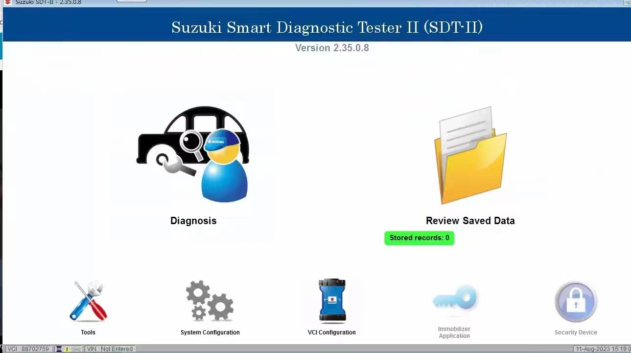 2024.03 Suzuki SDT2 SDT-II Diagnsotic and ECU Programming Software V2.37.1.1