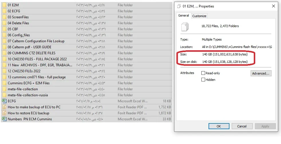 METAFlIES 140GB ECFG, E2M, Delete and Screen FILES - New Package 2023