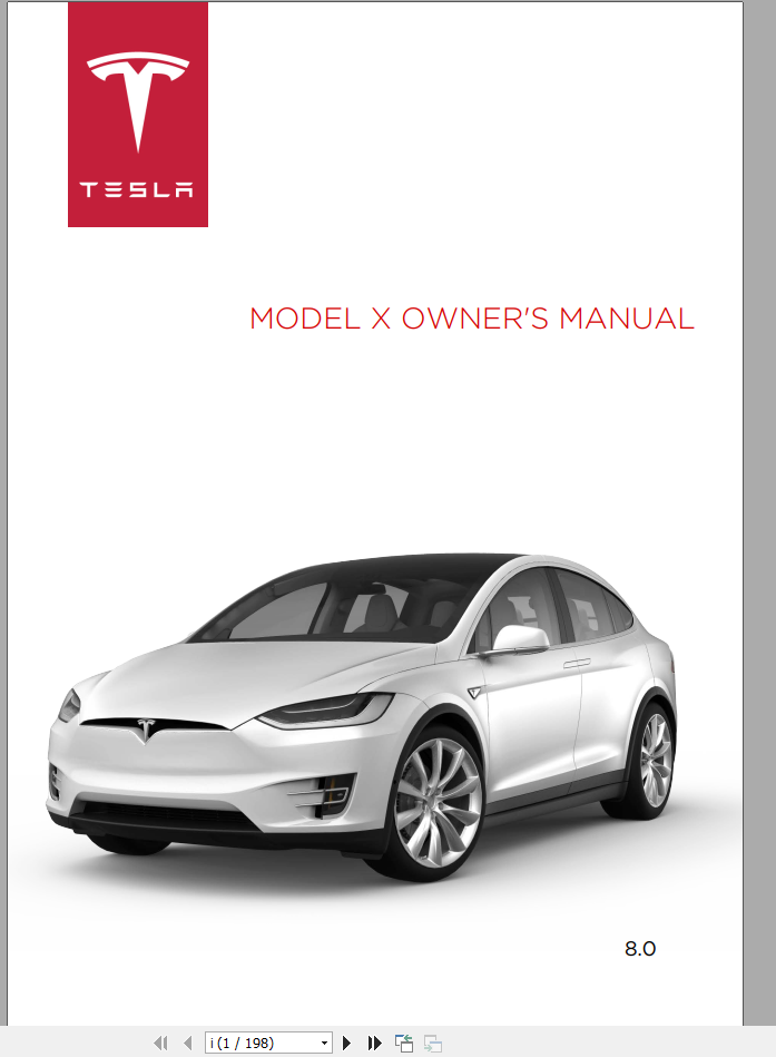 Tesla Model X-Full Collection 2015-2019 Service Repair Manuals & Part Catalog DVD