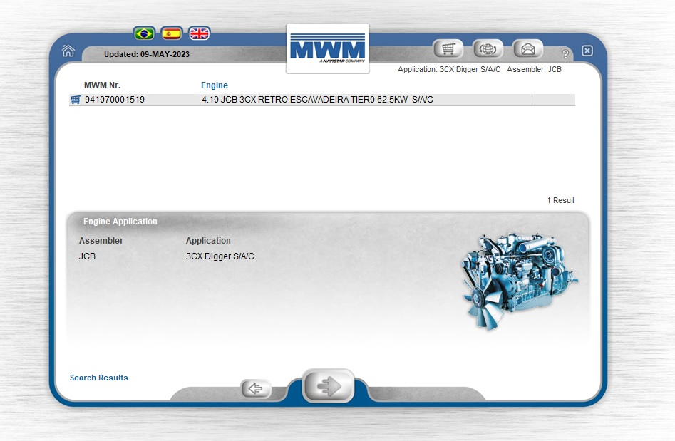 2023.10 MWM Diesel Engine EPC Electronic Parts Catalog