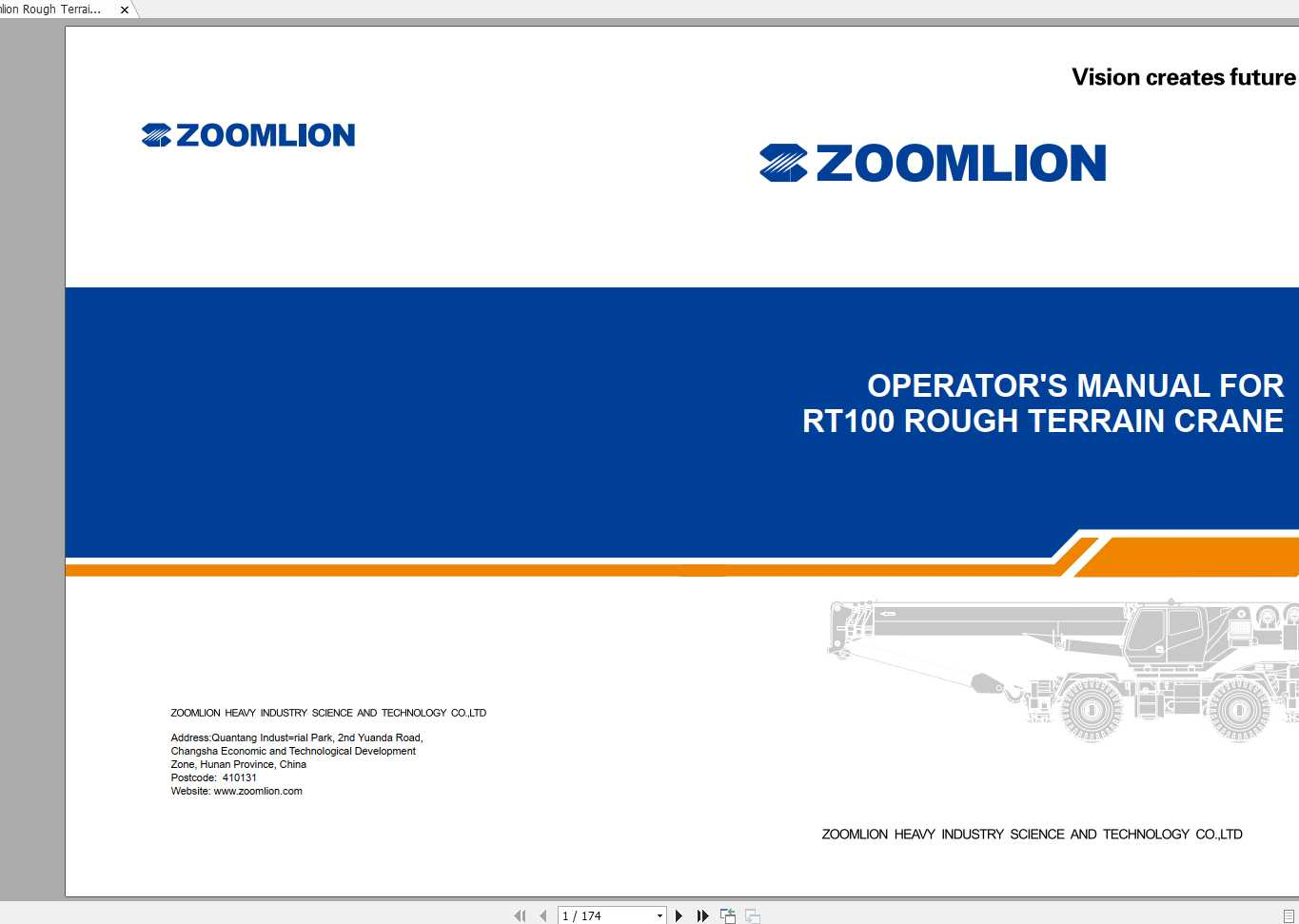 Zoomlion Crane PDF 934MB Collection Manuals CD