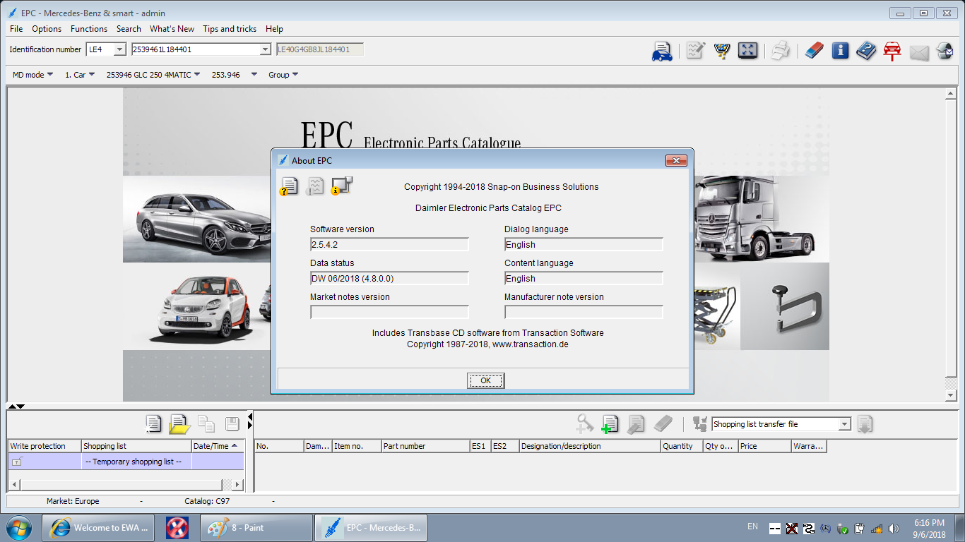 2024 Parts Catalog Query System Online EPC For BENZ Car And Truck One Year Service