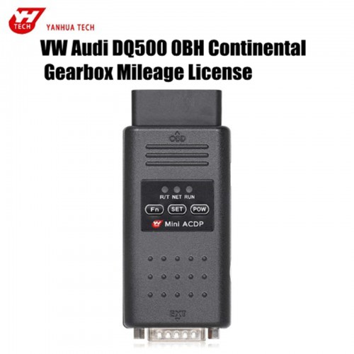 Yanhua Mini ACDP License for VW/Audi DQ500 0BH Continental Gearbox Mileage Correction Working with Module 19 or Module 25