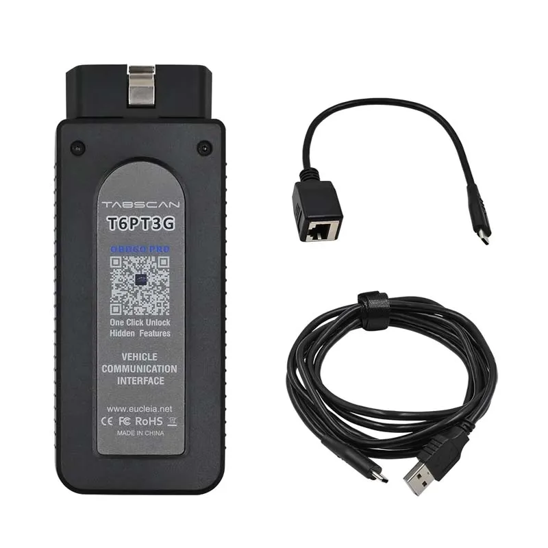 Eucleia Tabscan T6PT3g Canfd Dolp Diagnostic Tool Device Diagnosis Vci Used with OBD Remote Support From Professional Team