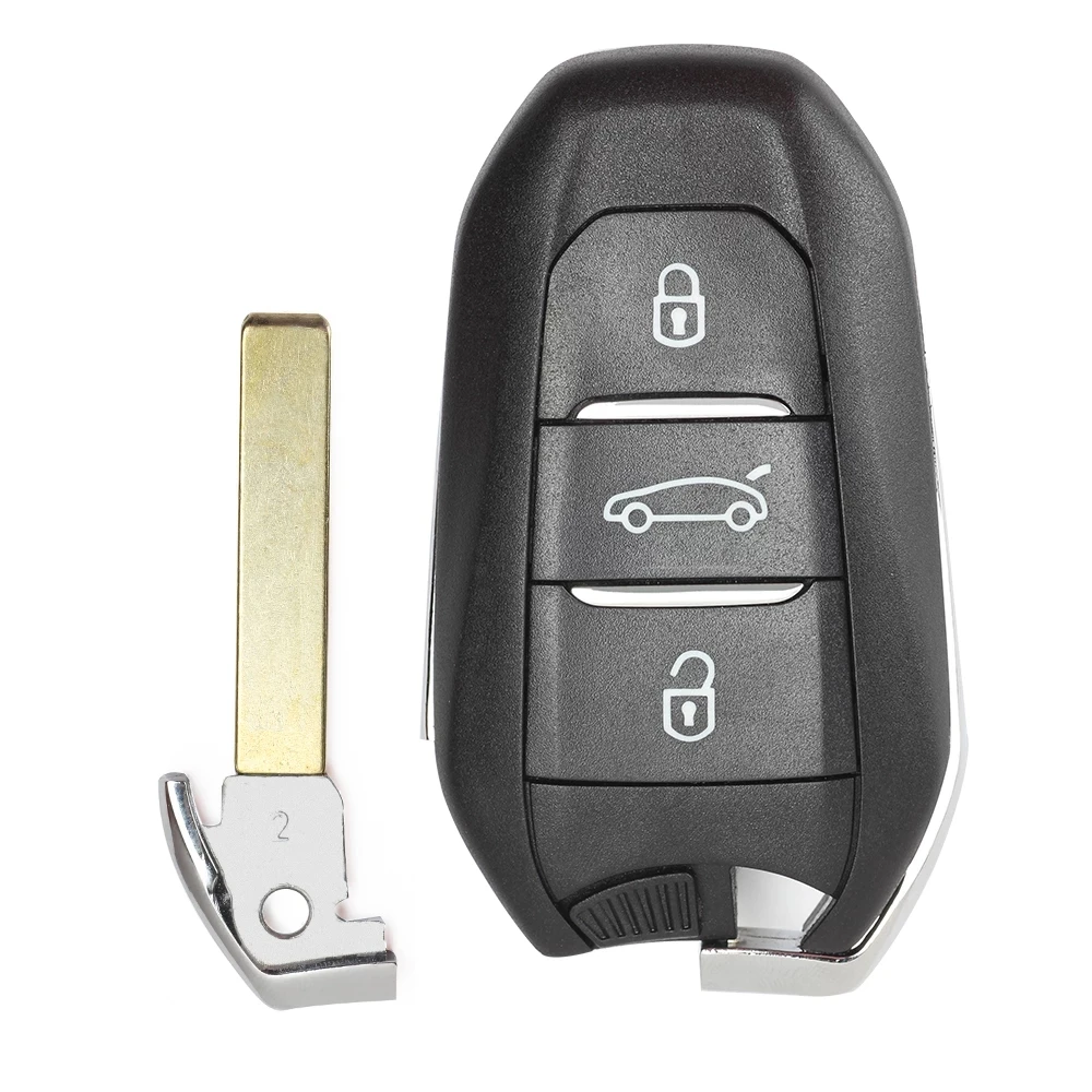 IM2A / IM3A Remote Fob For Peugeot 308 3008 508 2010 - 2017 2018 2019 5008 4A CHIP 433.92MHz Smart Keyless Key 98123974ZD