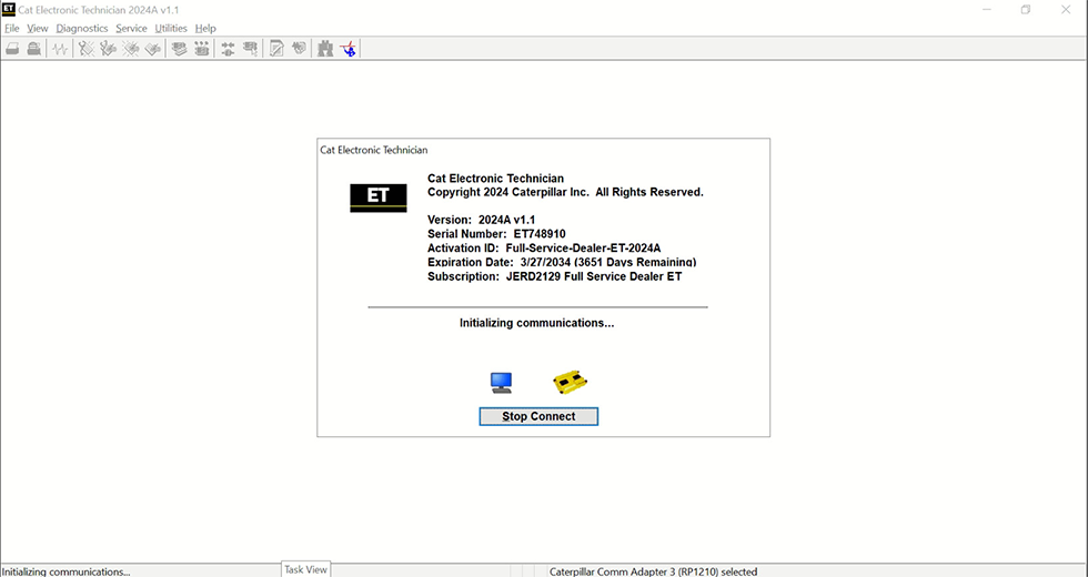 CAT Caterpillar ET 2024A Software Caterpillar Electronic Technician With 1 Time Free Activation