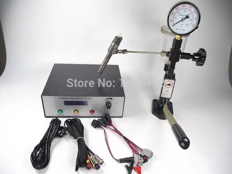Common Rail Injector Tester Kit CRI200 Support Magnetic And Piezo Injector Test+SH60 Common Rail Nozzle Injector Tester
